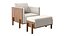 Alessandra Delgado Lina Armchair with Ottoman
