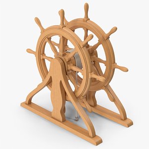 Wooden Ship Wheel