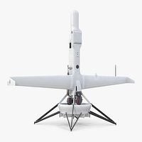 VTOL Tail Sitter UAV White
