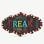 Szyld cyrkowy Dziwny pokaz