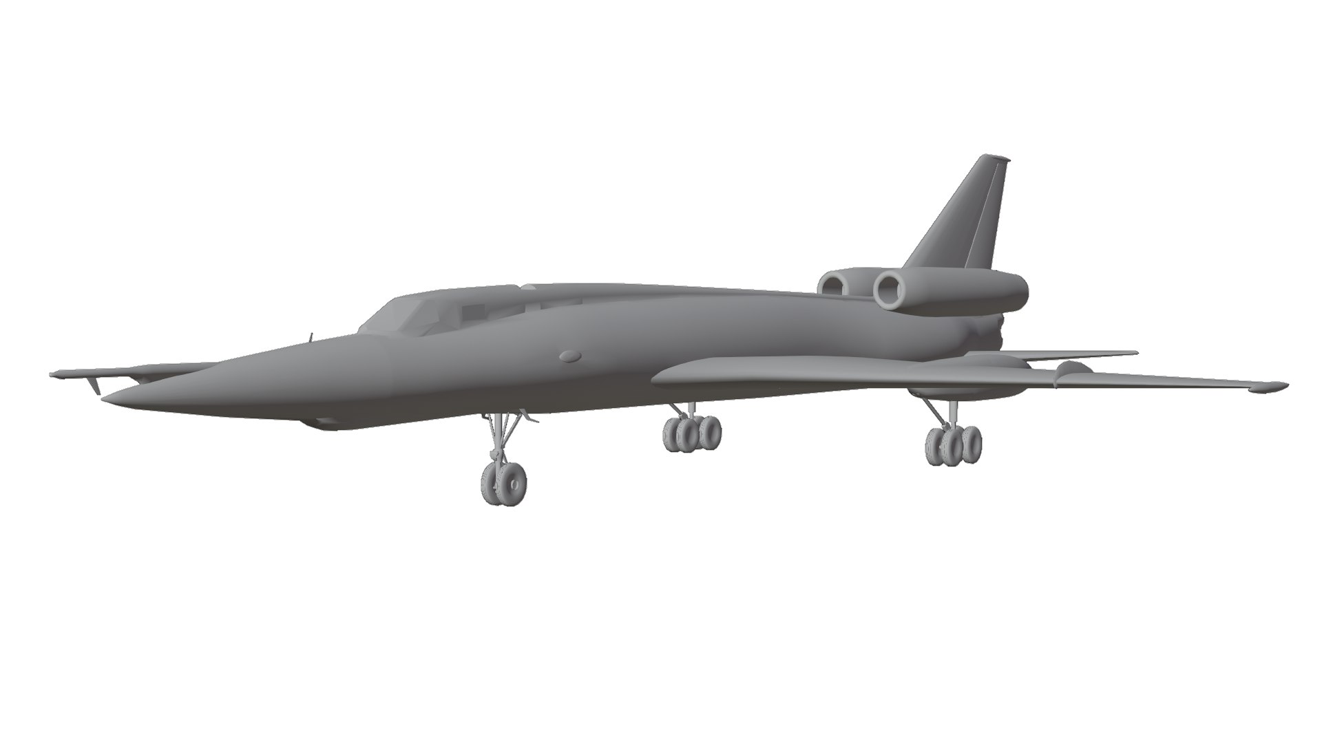 Tupolev Tu 22 3D Model - TurboSquid 2327432