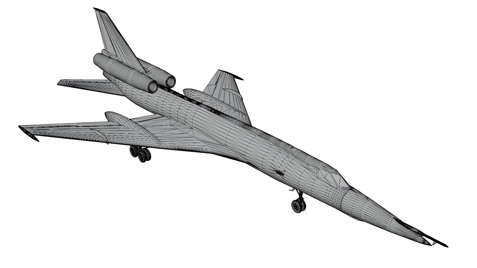 Tupolev Tu 22 3D Model - TurboSquid 2327432