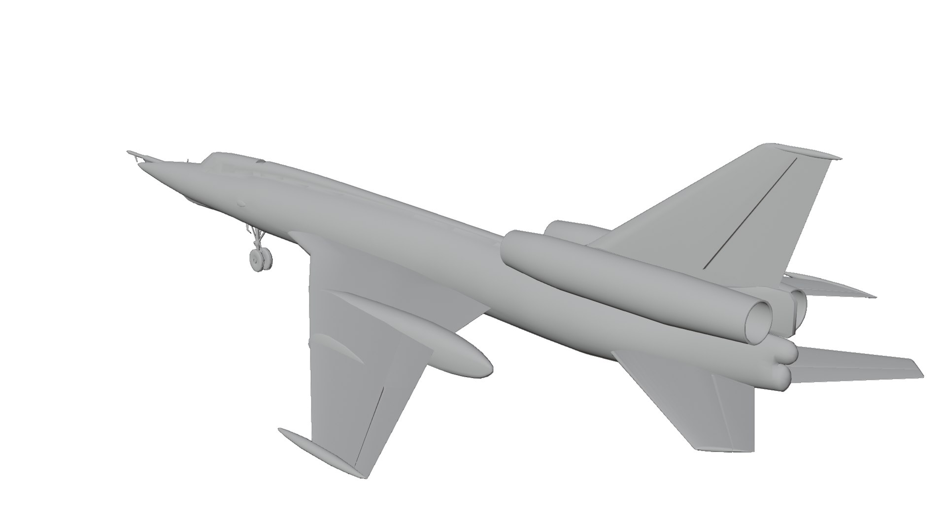 Tupolev Tu 22 3D Model - TurboSquid 2327432