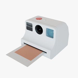 Polaroid 3D illustration 3D model