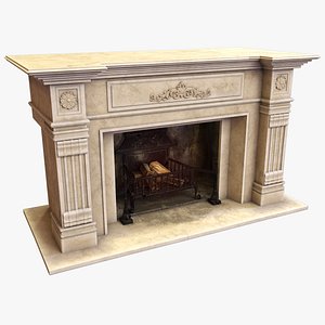 Victorian Fireplace 3D model