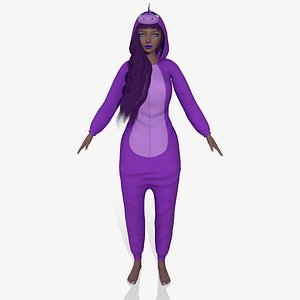kigurumi dragon 3D model