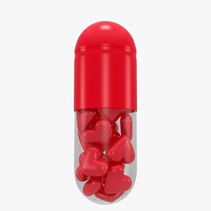 pill heart 3D