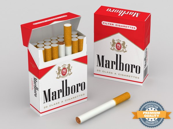 Modello 3D Sigarette Marlboro - TurboSquid 668340
