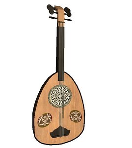 arabic musical instrument 3D