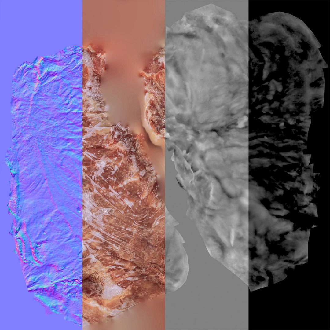 3D Frozen Meat Model - TurboSquid 1405719