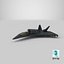 Sci-FI Futuristic Aircraft Fighter Concept