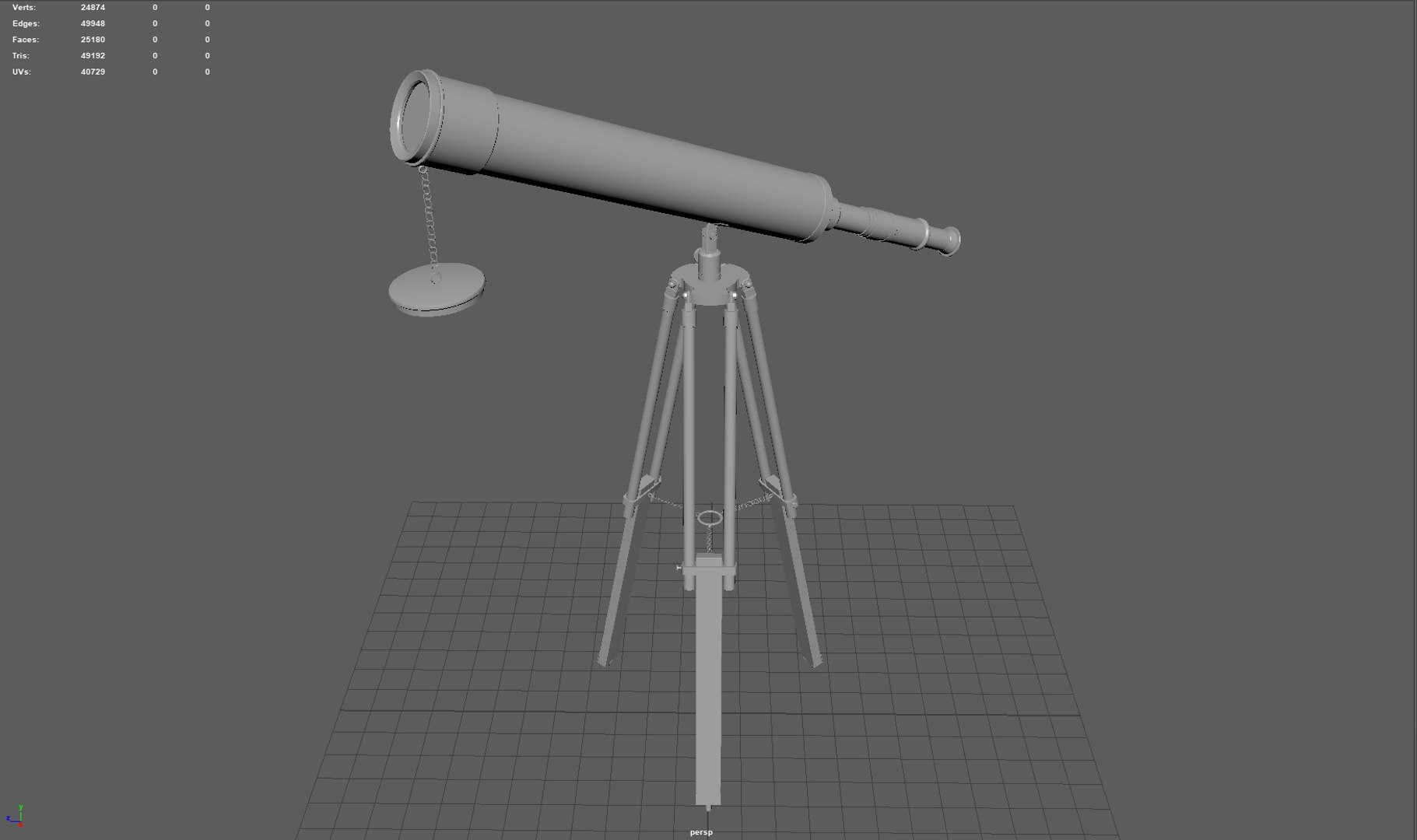 3D Model Telescope - TurboSquid 1974319