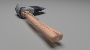 rusty axe 3D model