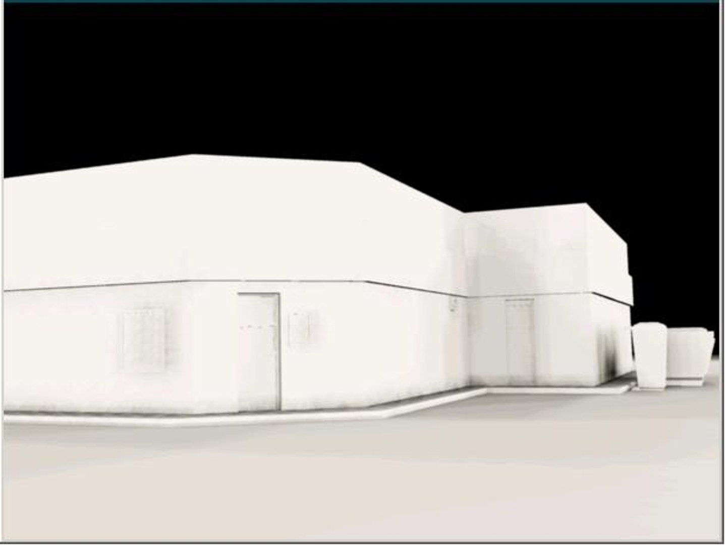 3d City Restaurant Diner Building Model