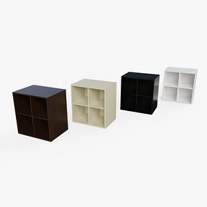 bookcase small cabinet ready 3D