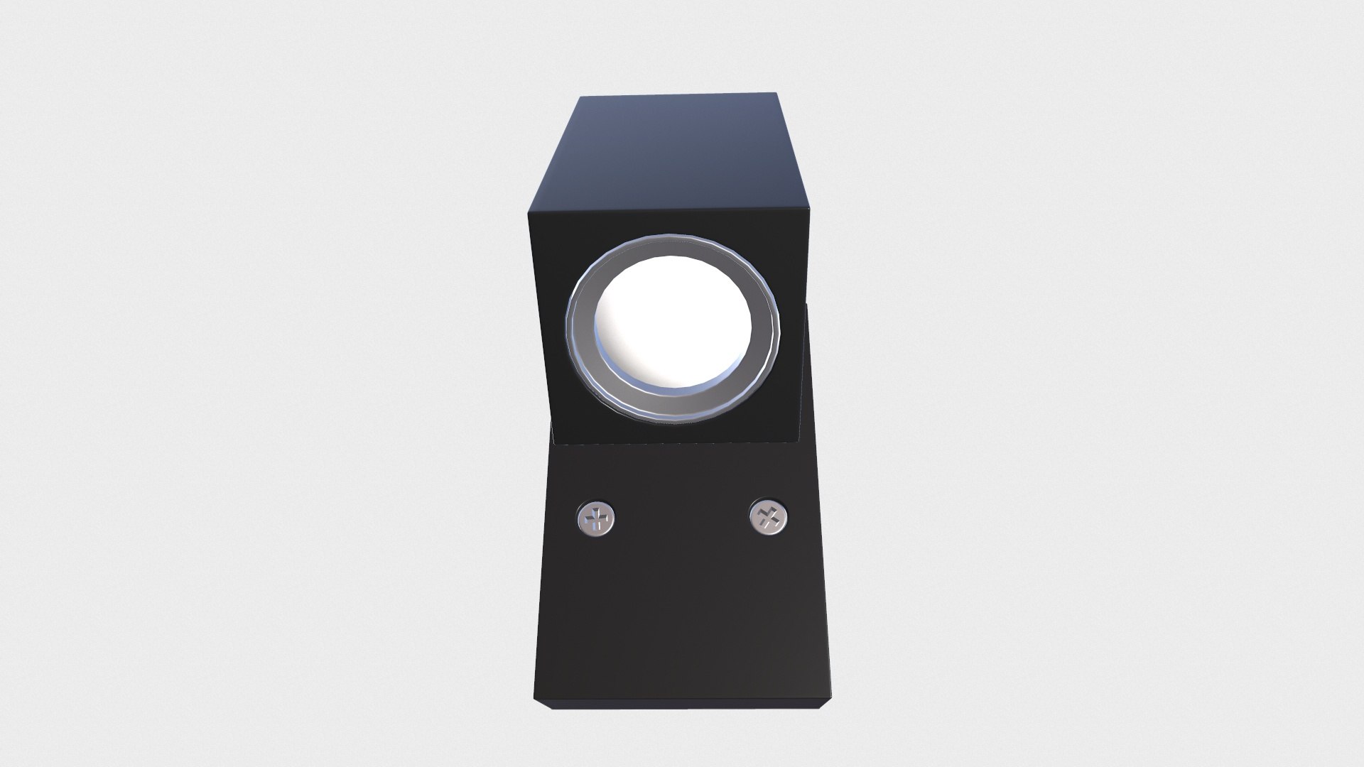 3D Black Wall Halogen Model - TurboSquid 2325154