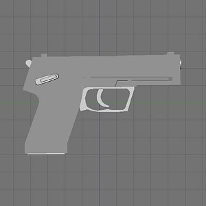 3d pistol modern model
