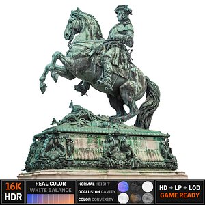 3d horse statue ultra hd