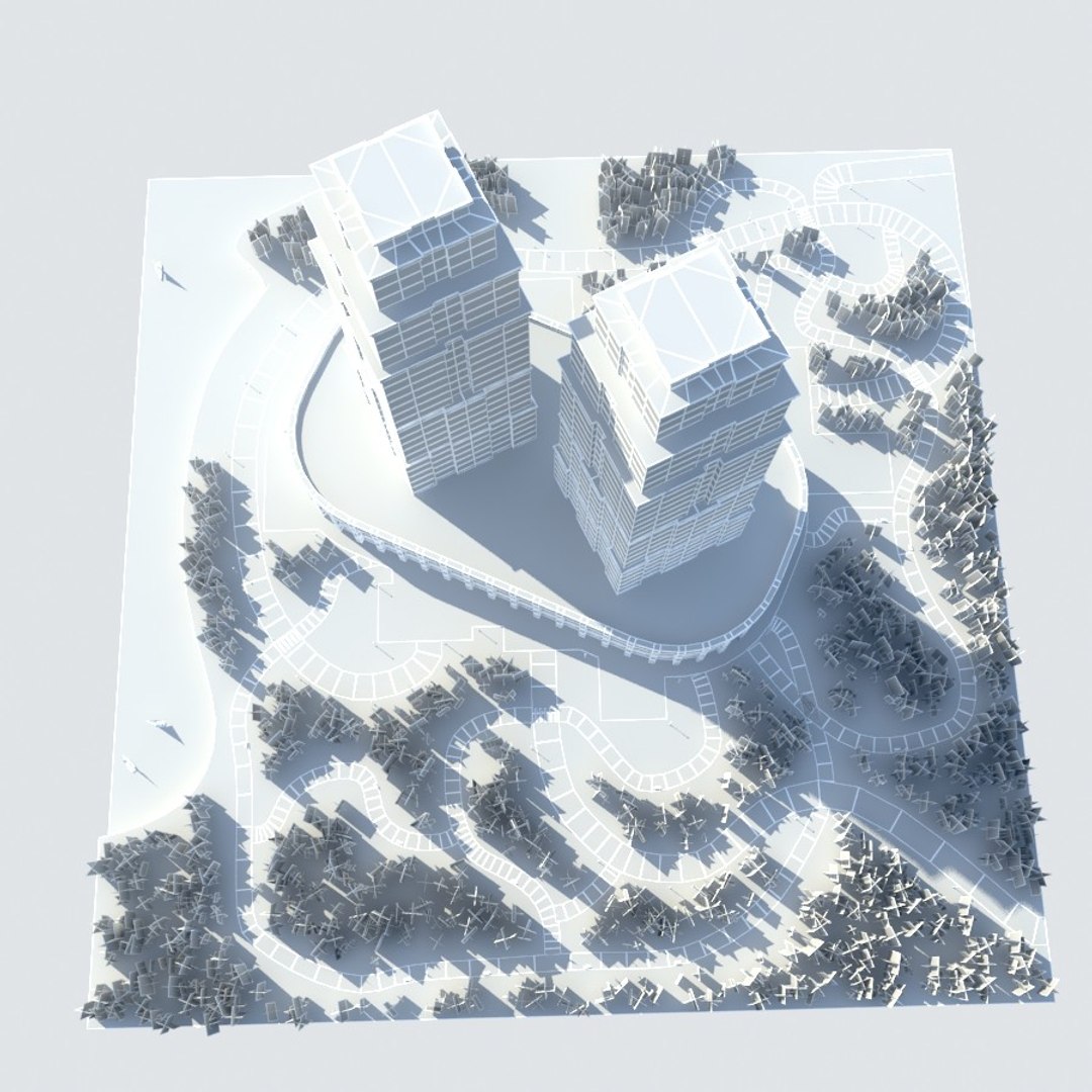 Buildings Environment 3d Max