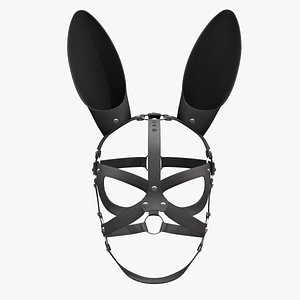 3D Bunny Rabbit Ears Straps Face Mask Head Accessory