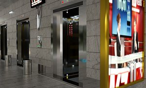 elevator 3D model