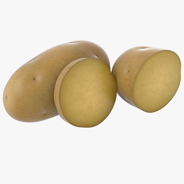 Cartoon Potato 3D model