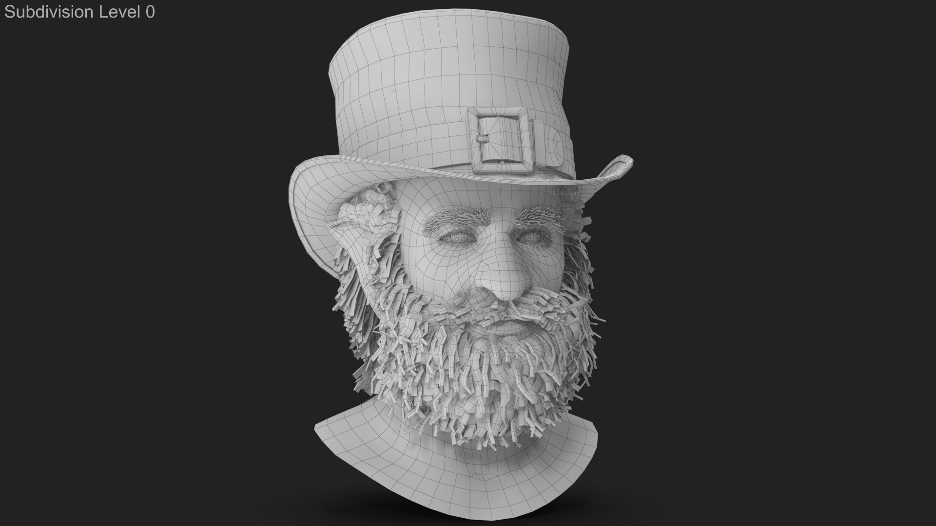 Leprechaun Head 2 3D model https://p.turbosquid.com/ts-thumb/4t/39OJUg/rq/wireframe_00/jpg/1668510204/1920x1080/fit_q87/536ed98a39151a57b83ef7ef0f429a7d67593dd8/wireframe_00.jpg