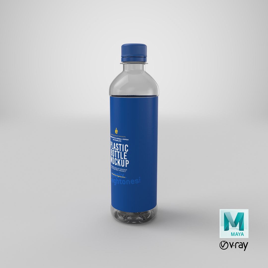 plastic bottle 3D model https://p.turbosquid.com/ts-thumb/4t/5mVsG9/ux/stemcell_maya_vray_render/png/1626680550/1920x1080/fit_q87/1163eb5ee68bca3fa97faca253099a5cd4e96bb7/stemcell_maya_vray_render.jpg