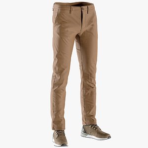 pants boots 3D model