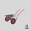 wheelbarrow gameready 3D