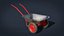 wheelbarrow gameready 3D