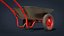 wheelbarrow gameready 3D