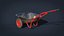 wheelbarrow gameready 3D