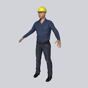 3D architect working