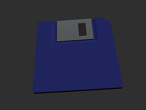 3d model floppy disk