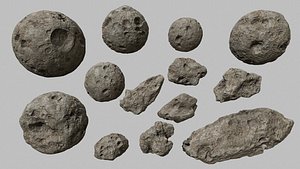 3D asteroid