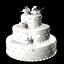 wedding cake 3d model