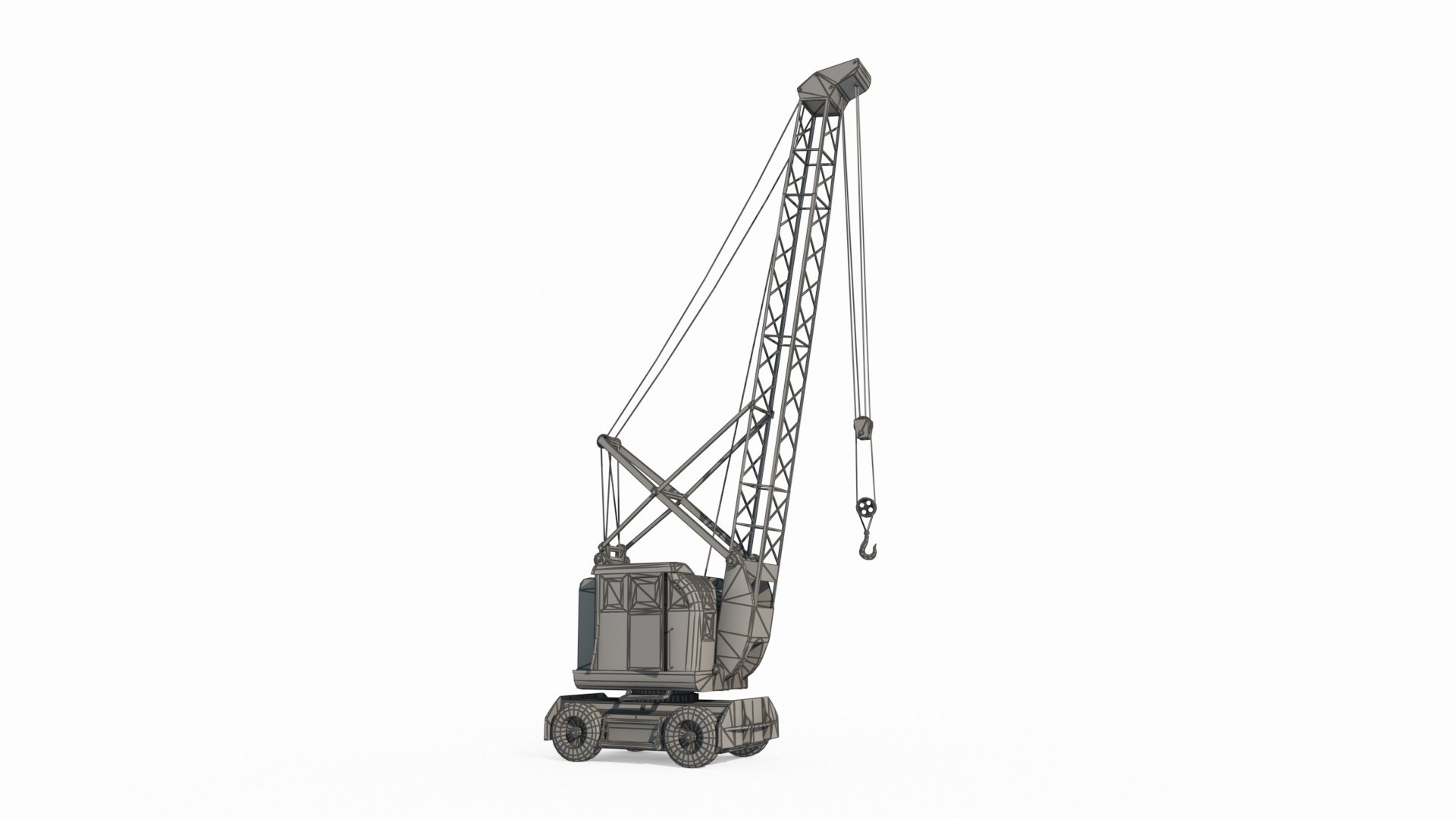 Fantasy Retro Crane Model - TurboSquid 2278447