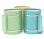 Shiny porcelain cup