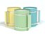 Shiny porcelain cup
