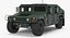3D military wheeled vehicles jeep willys
