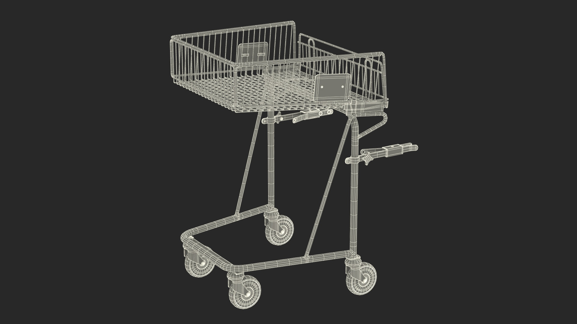 Shopping Cart For Disabled Persons 3D Model - TurboSquid 2061179