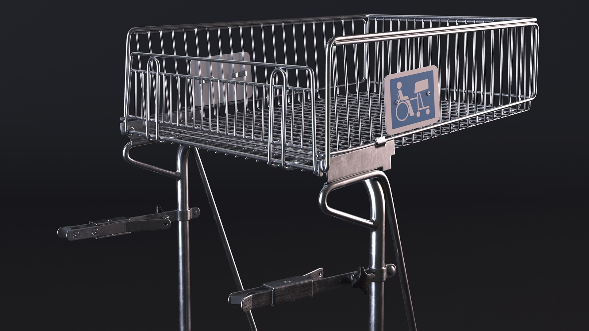 Shopping Cart For Disabled Persons 3D Model - TurboSquid 2061179
