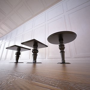 classic dining tables 3ds