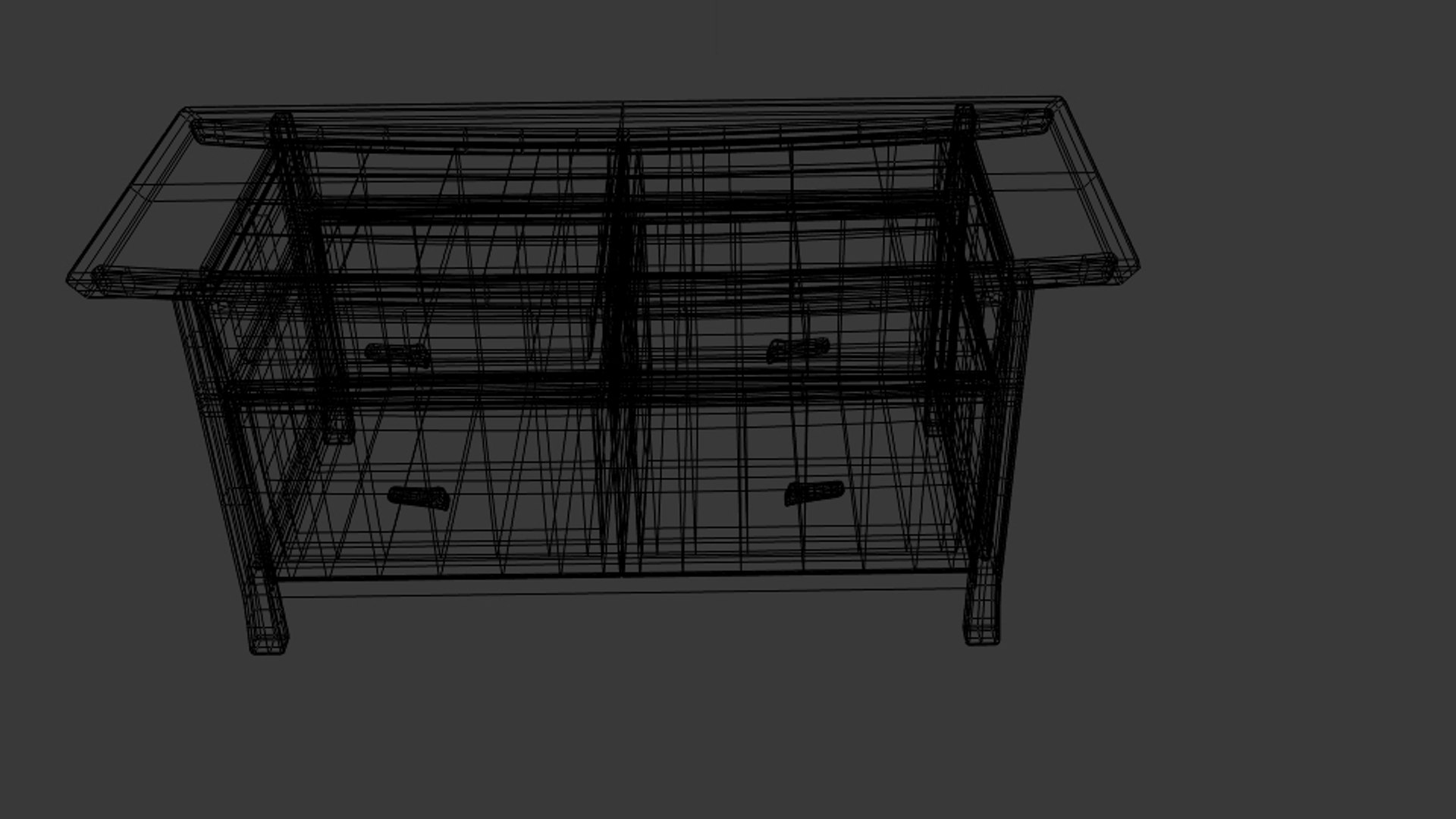 3D homestyle japanese table flat model - TurboSquid 1343531
