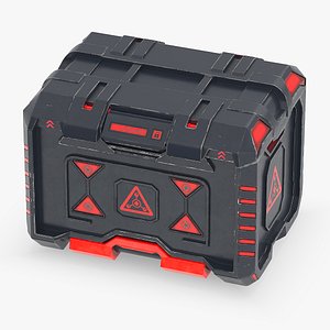 Sci-Fi Storage Crate Locked