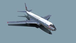 Tupolev Tu-104 3D model