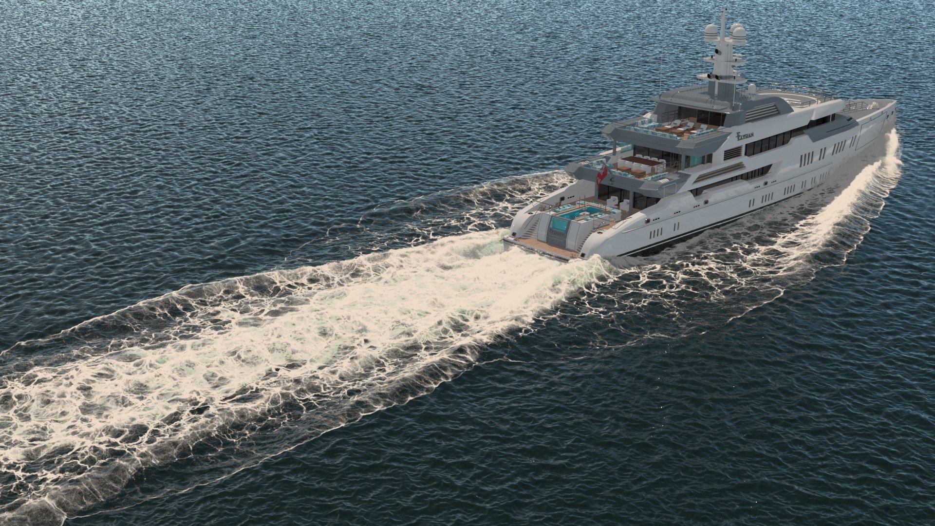 3D Elysian Superyacht Dynamic Simulation - TurboSquid 2057115