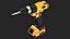 Detailed Yellow Electric Screwdriver