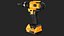 Detailed Yellow Electric Screwdriver